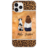 Leopard Dog Mom Personalized Phone Case