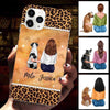 Leopard Dog Mom Personalized Phone Case