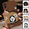 Peeking Dogs Lea Pattern Personalized Phone Case