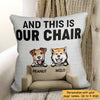 And This Is My Chair Dog Personalized Dog Pillow (Insert Included)