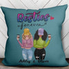 Besties With Cap Personalized Pillow (Insert Included)