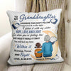 Blue Cloud Grandma Grandkid Personalized Pillow (Insert Included)