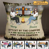 Camping Couple Gift For Him For Her Personalized Pillow (Insert Included)