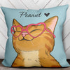 Cat Face Personalized Pillow (Insert Included)