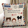 Dear Nana Envelope Personalized Pillow (Insert Included)