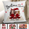 Doll Besties Christmas Checkered Pants Personalized Pillow (Insert Included)