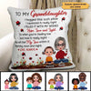 Doll To My Granddaughter Grandson Lady Bug Personalized Pillow (Insert Included)