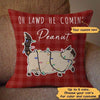 Fat Cat Oh Lawd He Comin' Personalized Pillow (Insert Included)