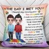 Found My Missing Piece LGBT Couple Personalized Pillow (Insert Included)