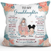 From Grandma Gift For Granddaughter Grandson Personalized Pillow (Insert Included)