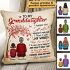 Grandma Gift To Grandson Granddaughter Personalized Pillow (Insert Included)