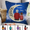 Grandma Grandkids On Moon Personalized Pillow (Insert Included)