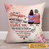 Heart Mother And Daughter Personalized Pillow (Insert Included)