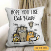Hope You Like Cat Hair Personalized Cat Pillow (Insert Included)