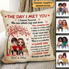 I Met You Couple Gift For Him For Her Personalized Pillow (Insert Included)