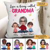 Love Is Being Called Doll Grandma And Grandkids Personalized Pillow (Insert Included)