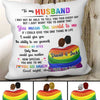 Love You So Much LGBT Couple Personalized Pillow (Insert Included)