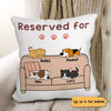 Reserved For The Dogs And The Cats Personalized Pillow (Insert Included)