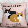 Snug Life Cat Loaf Personalized Pillow (Insert Included)