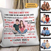 The Day I Met You Gift For Couple Pretty Personalized Pillow (Insert Included)