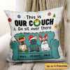 This Is My Couch French Bulldog Personalized Pillow (Insert Included)