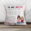 To Doll Besties Gift Personalized Pillow (Insert Included)