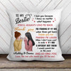 To My Bestie Beautiful Girls Personalized Pillow (Insert Included)