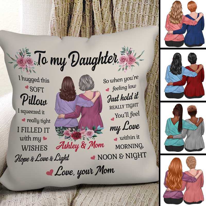 To my daughter outlet pillow