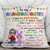 To My Granddaughter Grandson Easter Personalized Pillow (Insert Included)