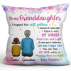 To My Granddaughter Unicorn Tone Personalized Pillow (Insert Included)