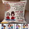 Vintage Paper Gift From Grandma Doll Personalized Pillow (Insert Included)