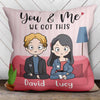 We Got This Chibi Couple Personalized Pillow (Insert Included)