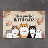 Better With Fluffy Cats Newspaper Personalized Horizontal Poster