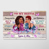 Butterfly Fashion Besties Personalized Horizontal Poster