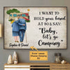 Camping At 80 Campsite Personalized Horizontal Poster