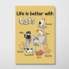 Cat Tower Life Is Better With Cat Personalized Vertical Poster