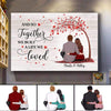 Couple Together Built A Life Personalized Horizontal Poster