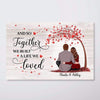 Couple Together Built A Life Personalized Horizontal Poster