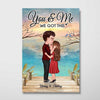 Doll Couple Standing On Bridge Valentine Gift For Him For Her Personalized Poster