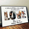 Family Whole Lot Of Love Photo Personalized Horizontal Poster