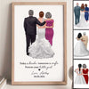 Father Mother Of The Bride Wedding Gift Personalized Vertical Poster