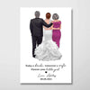 Father Mother Of The Bride Wedding Gift Personalized Vertical Poster