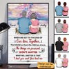 Husband And Wife Old Couple Personalized Vertical Poster