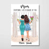 Mother And Daughter Dress Up Personalized Vertical Poster