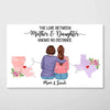 Mother And Daughter Long Distance Personalized Horizontal Poster