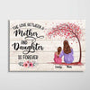 Mother And Little Daughter Personalized Horizontal Poster