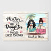 Mother Daughter Link Forever Personalized Horizontal Poster