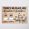 No Place Like Grandma Grandpa Personalized Poster