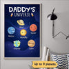 Our Universe Planets Personalized Vertical Poster