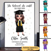 She Believed She Could So She Did Graduation Gift Doll Personalized Vertical Poster